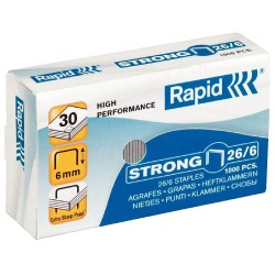 Sąsagėlės Rapid Strong 26/6, (dėž. 1000vnt.)
